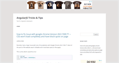 Desktop Screenshot of angulartricks.com
